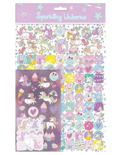 Picture of SPARKLING UNICORNS STICKERS